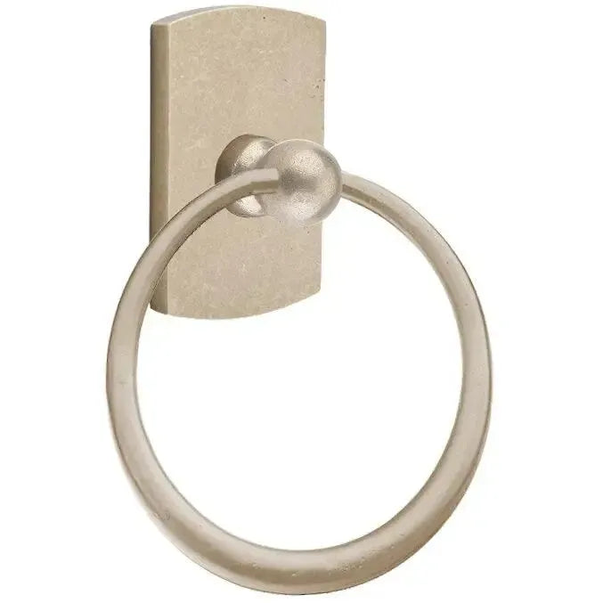 EmtekEmtek Sandcast Bronze Towel Ring With #4 Rosette in 