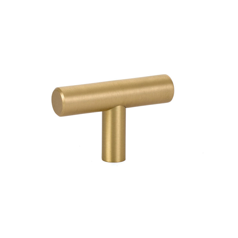 Emtek Bar Cabinet Knob, 2" in Satin Brass finish