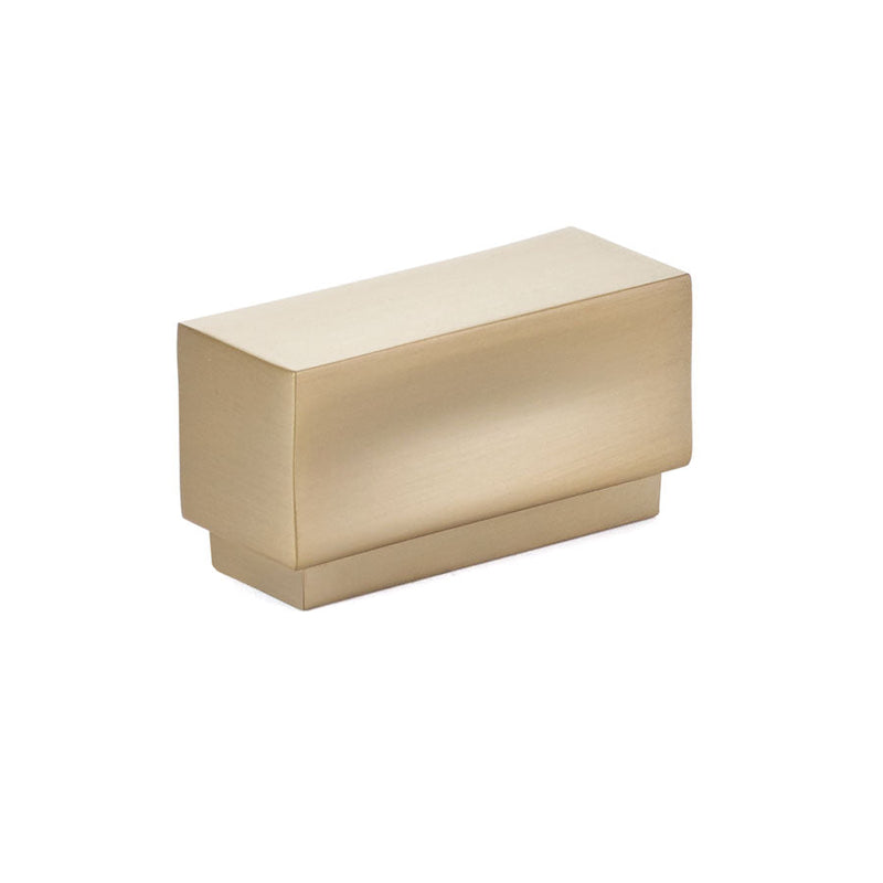 The Emtek Cinder Cabinet Knob, 1 5/8" in Satin Brass finish