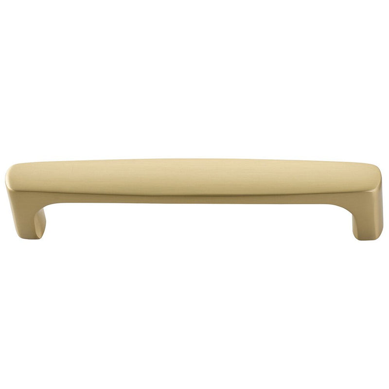 The Emtek Concealed Surface Mount Urban Modern Door Pull, 8" Center to Center in Satin Brass finish