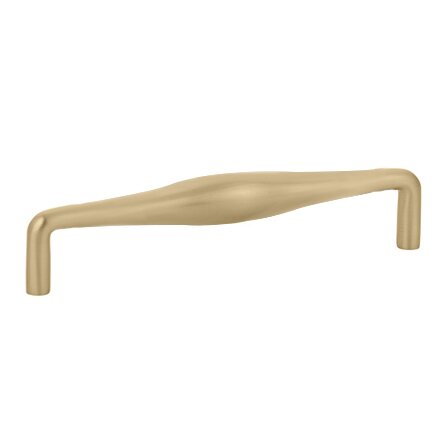 The Emtek Dane Cabinet Pull in Satin Brass finish.