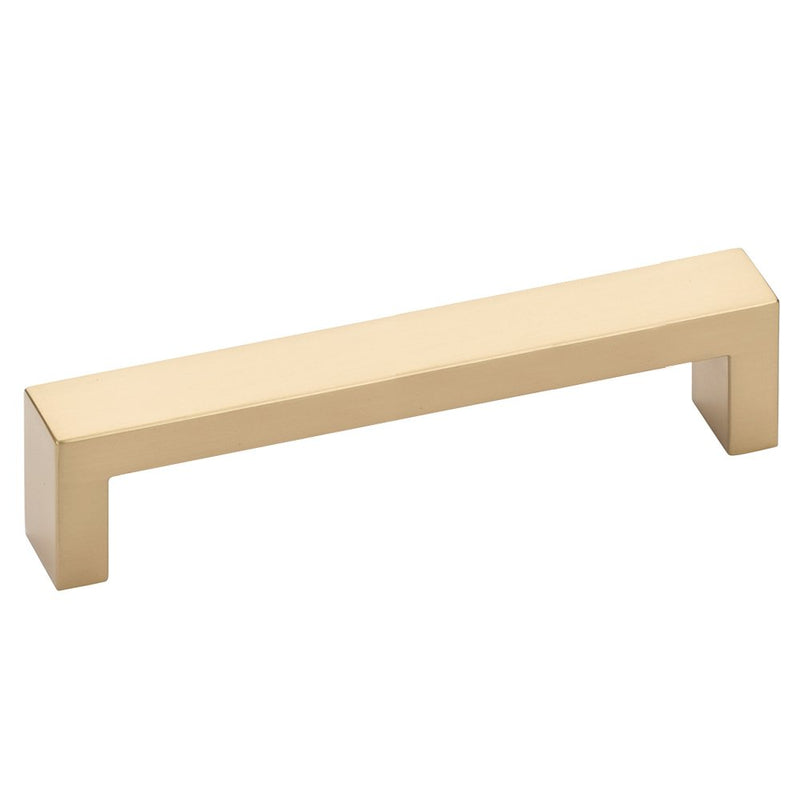 The Emtek Keaton Cabinet Pull in Satin Brass finish