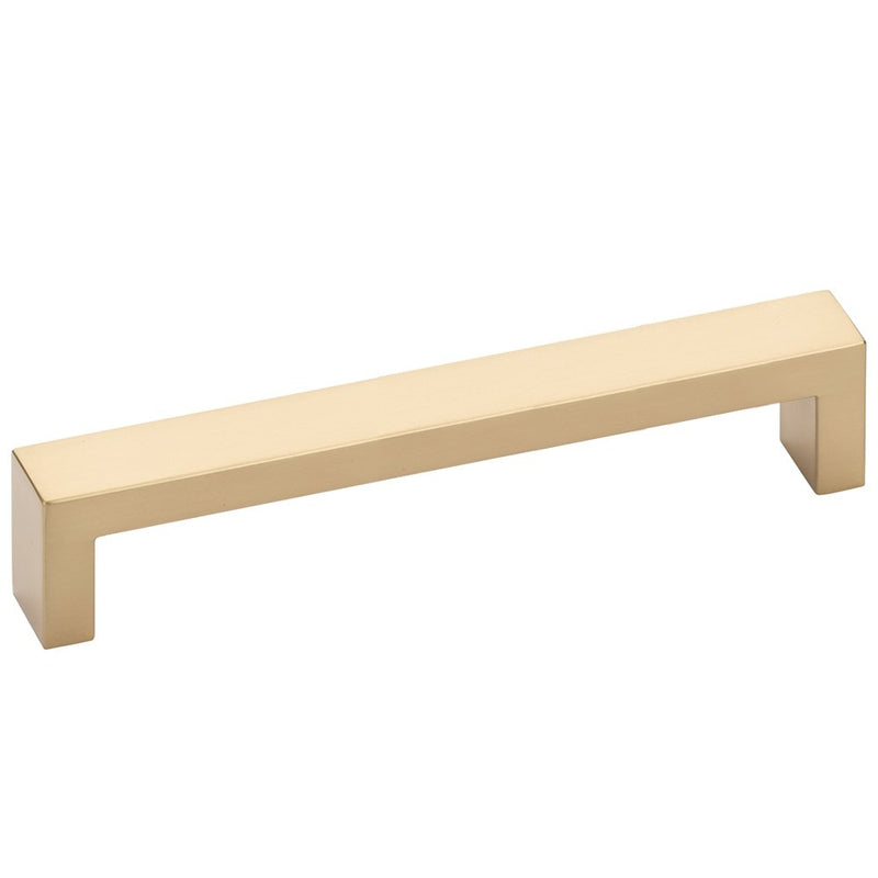 The Emtek Keaton Cabinet Pull in Satin Brass finish