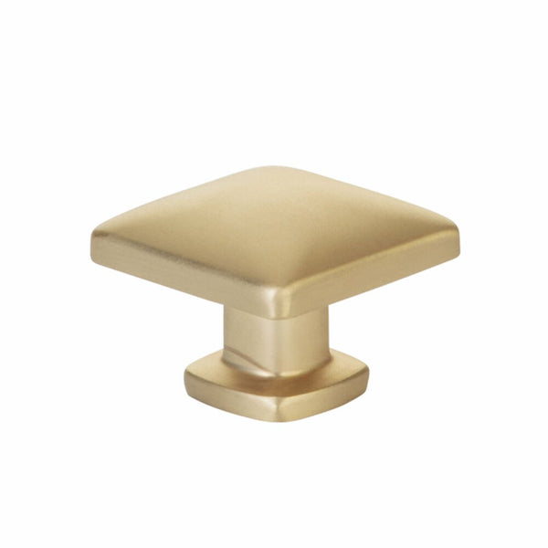 The Emtek Lawson Knob in Satin Brass finish