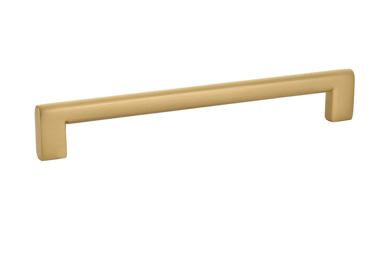 The Emtek Trail Cabinet Pull in Satin Brass finish