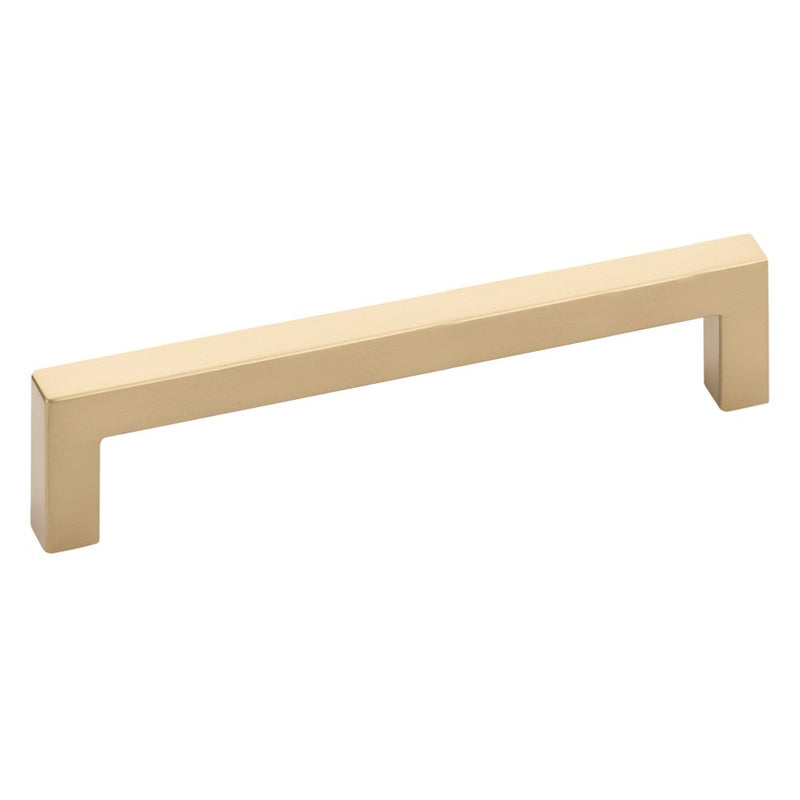 The Emtek Warwick Cabinet Pull in Satin Brass finish