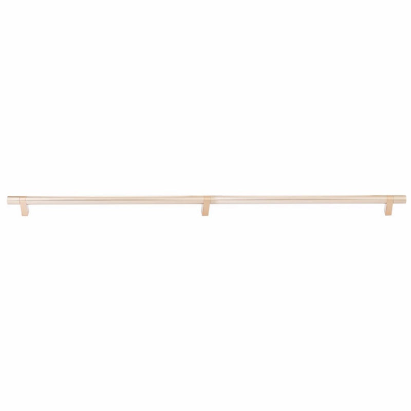 The Emtek Concealed Surface Select Smooth Appliance Bar Pull, 36" C-to-C in Satin Copper finish