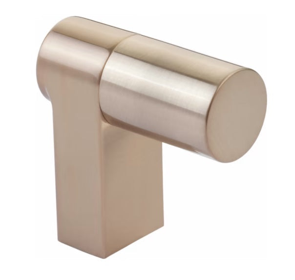 The Emtek Select Rectangular Smooth Cabinet Finger Pull 2" in Satin Copper finish