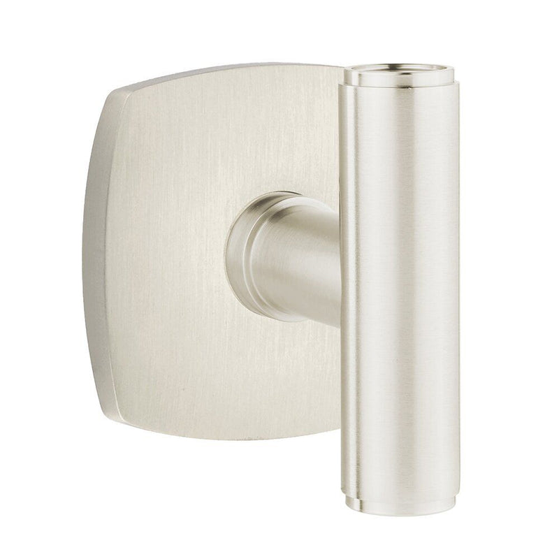 Emtek Ace Knob with Urban Modern Rosette in Satin Nickel finish