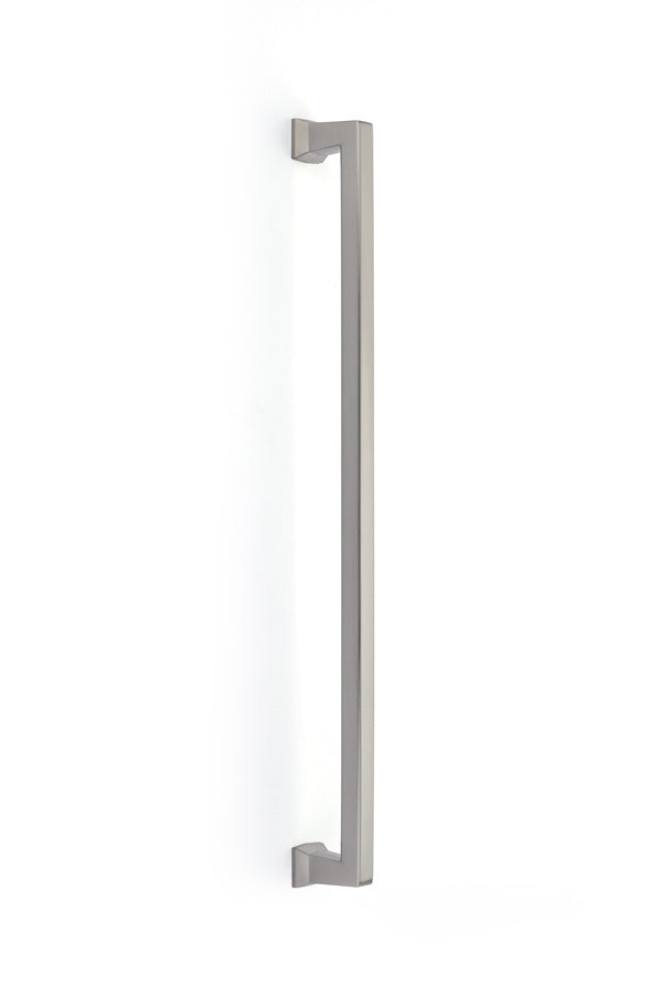 The Emtek Alexander Appliance Pull, 18" Center to Center in Satin Nickel finish