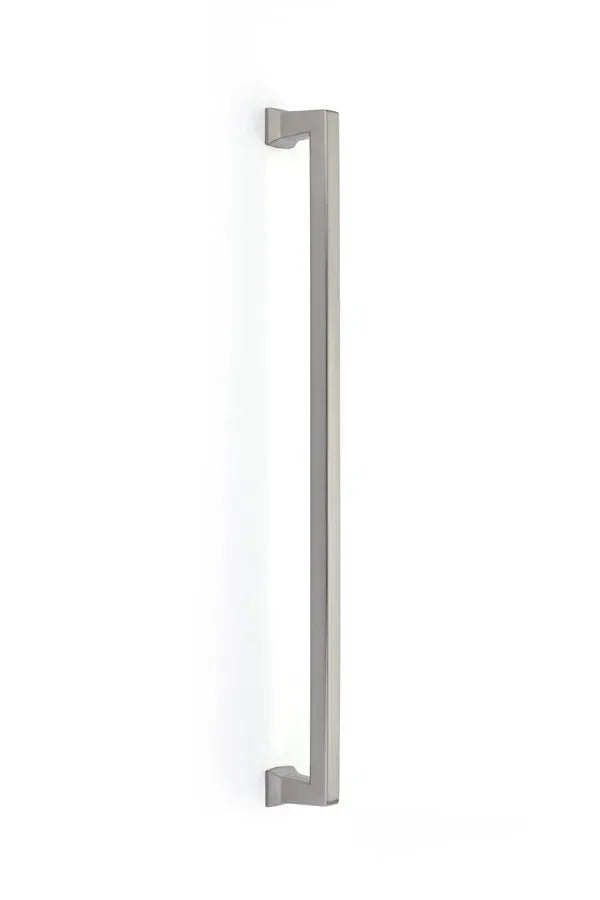 The Emtek Alexander Appliance Pull, 18" Center to Center in Satin Nickel finish