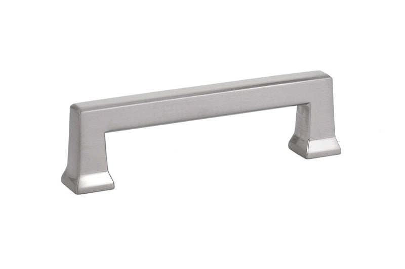 The Emtek Alexander Cabinet Pull, 3 1/2" Center to Center in Satin Nickel finish