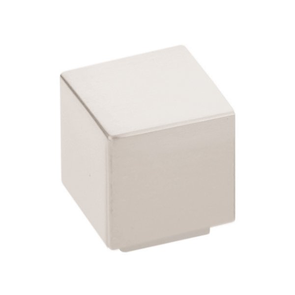 The Emtek Allerton Cabinet Knob in Satin Nickel finish.