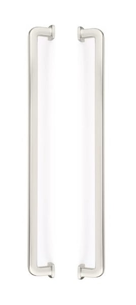 The Emtek Back to Back Westridge Appliance Pull in Satin Nickel finish