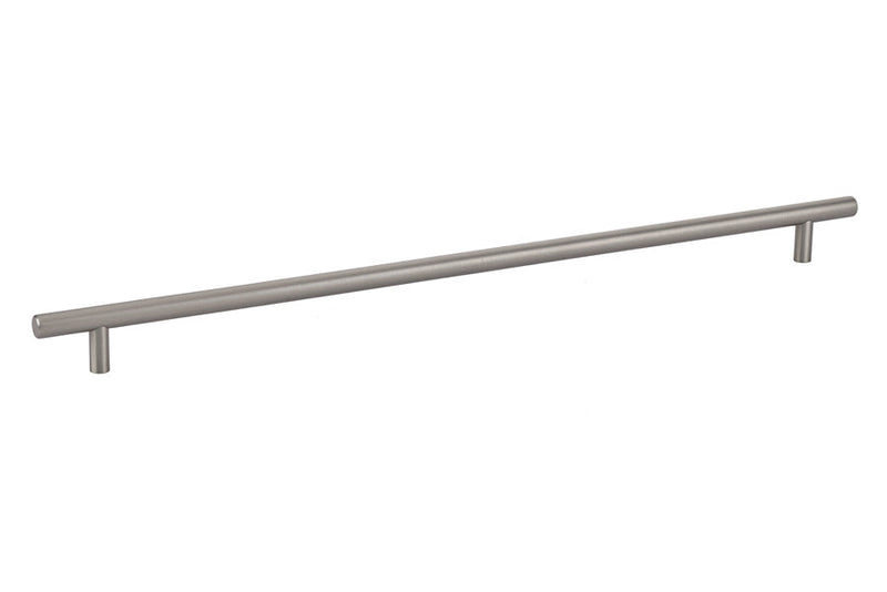 The Emtek Bar Cabinet Pull, 16" Center to Center in Satin Nickel finish