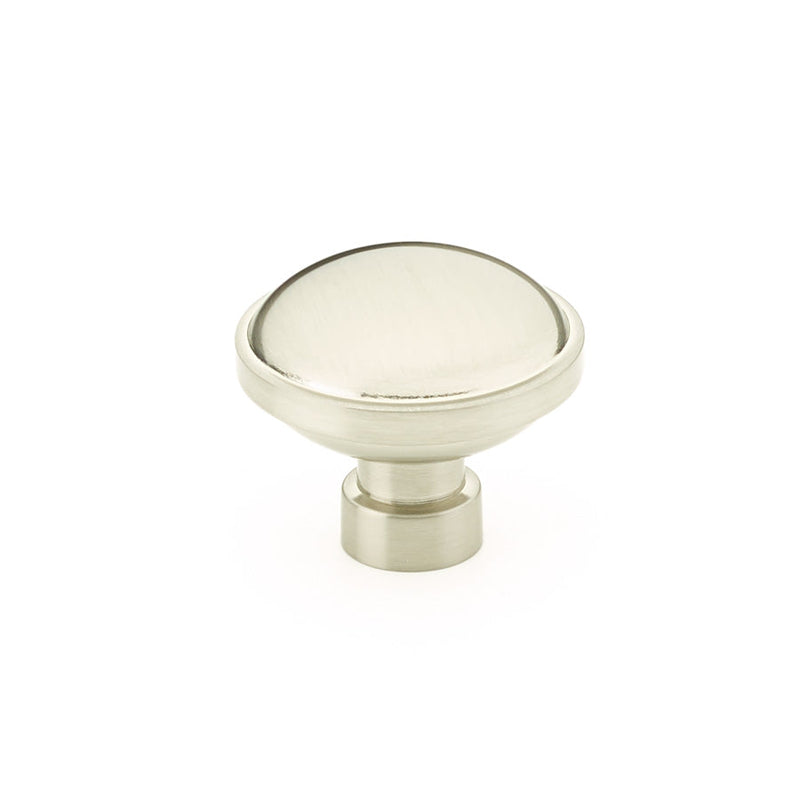 The Emtek Brandt Cabinet Knob, 1 3/4" in Satin Nickel finish