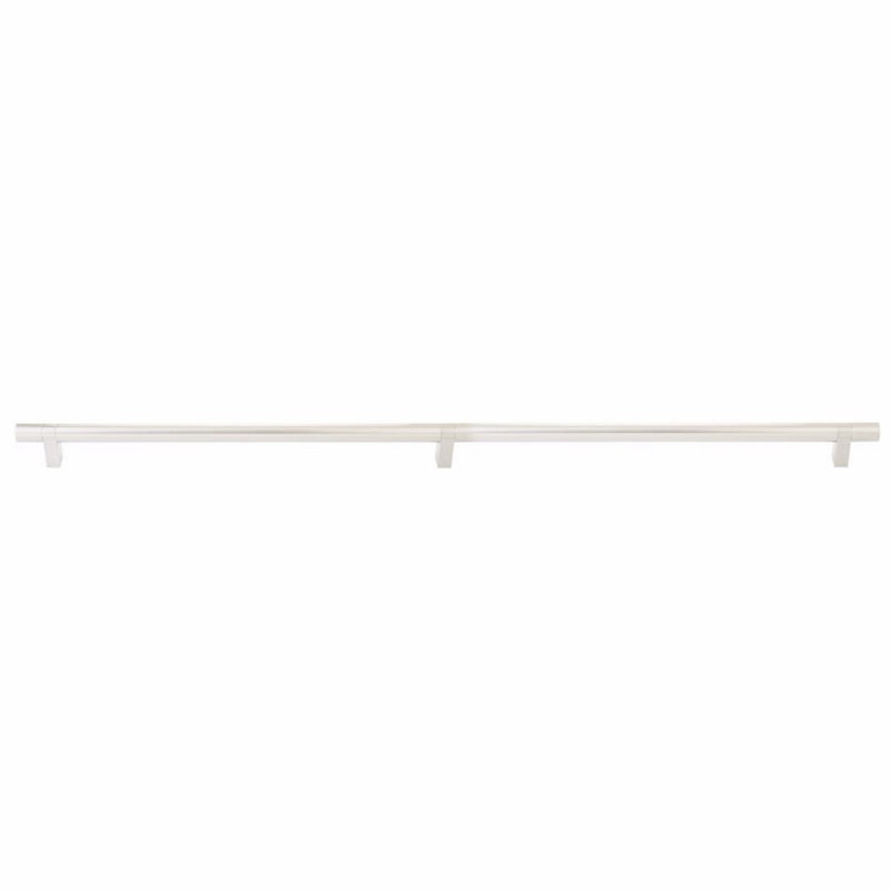 The Emtek Concealed Surface Select Smooth Appliance Bar Pull, 36" C-to-C in Satin Nickel finish