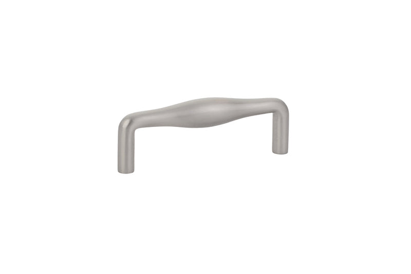 The Emtek Dane Cabinet Pull, 3 1/2" Center to Center in Satin Nickel finish