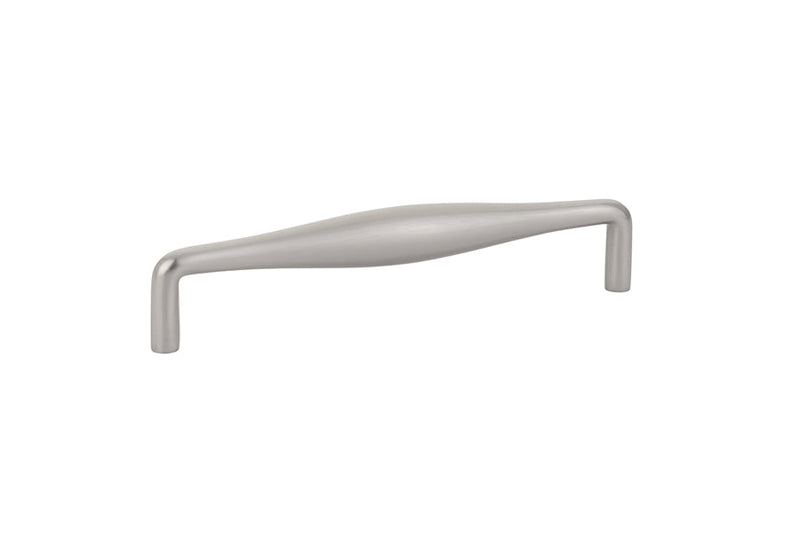 The Emtek Dane Cabinet Pull, 6" Center to Center in Satin Nickel finish