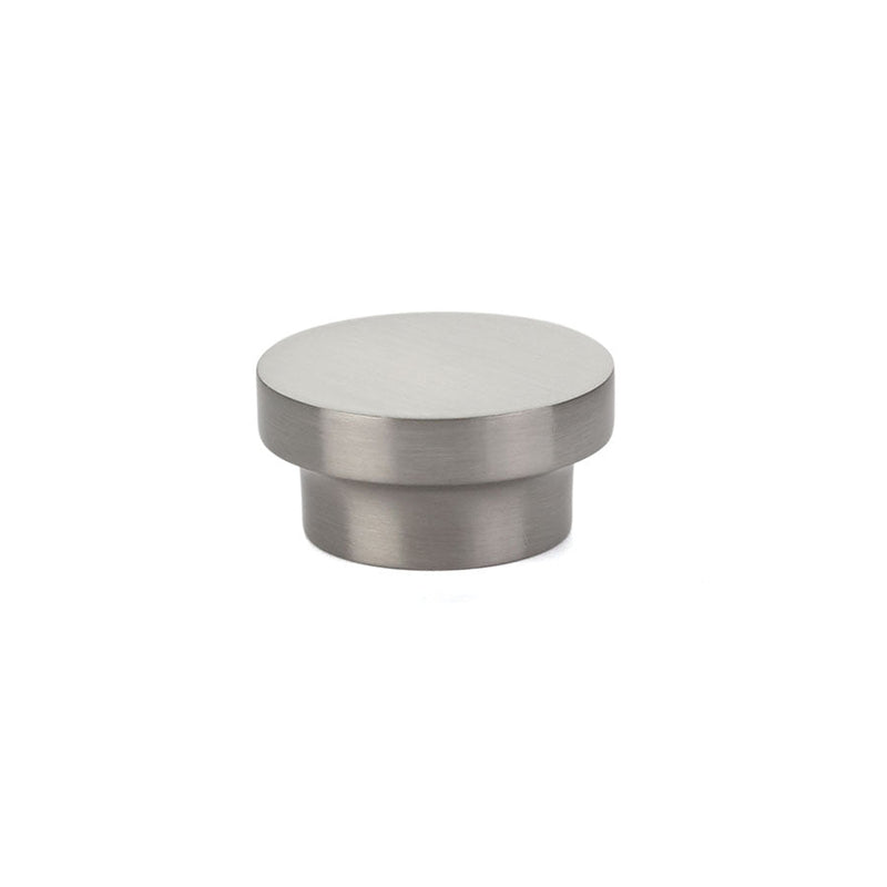 The Emtek District Cabinet Knob, 1 3/8" in Satin Nickel finish