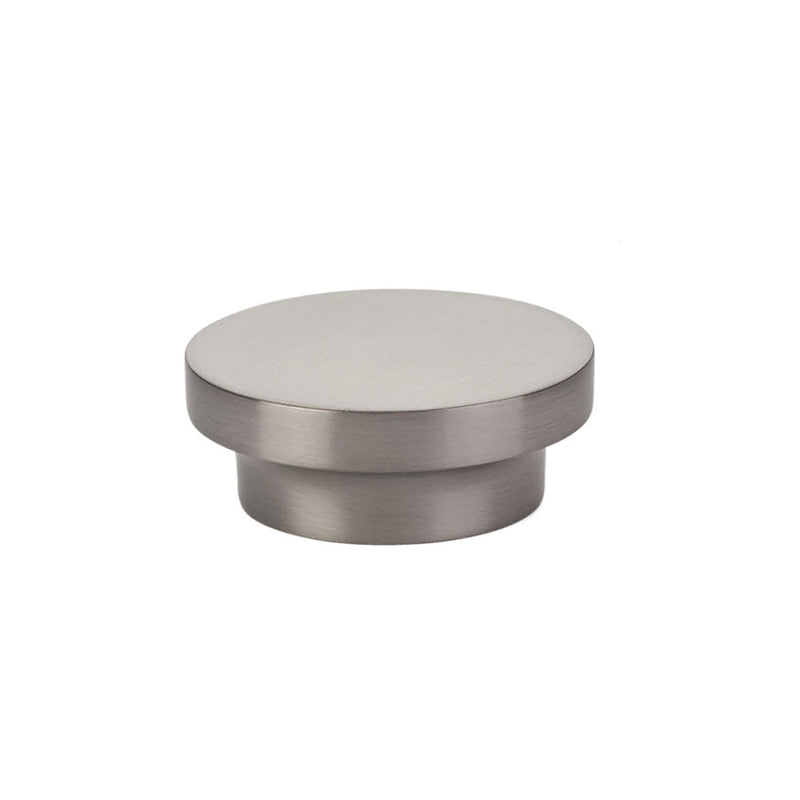 The Emtek District Cabinet Knob, 1 5/8" in Satin Nickel finish