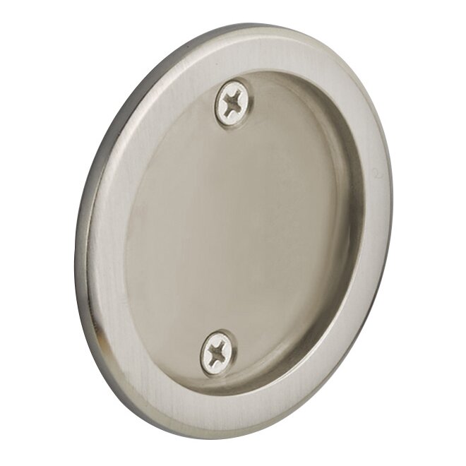 Emtek Dummy Round Pocket Door Tubular Lock-For Double Door Application in Satin Nickel finish