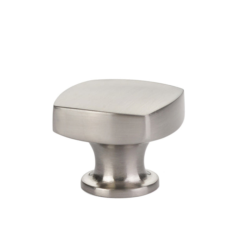 The Emtek Freestone Cabinet Knob, 1 1/2" in Satin Nickel finish