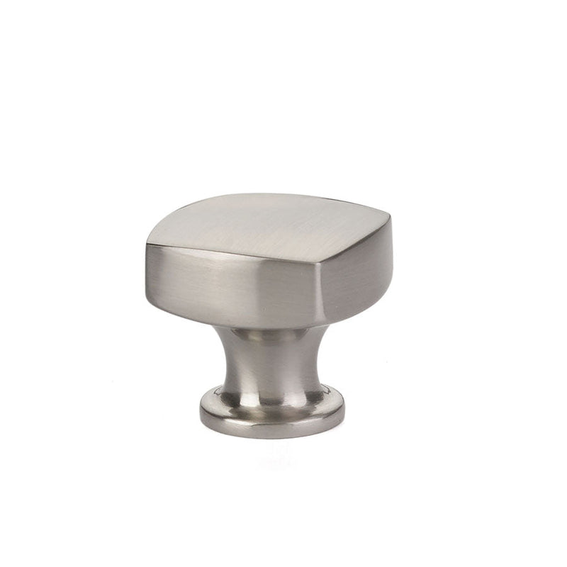 The Emtek Freestone Cabinet Knob, 1 1/4" in Satin Nickel finish