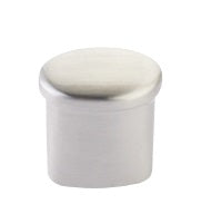 The Emtek Habitat Button Knob in Satin Nickel finish