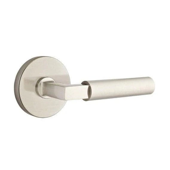 Emtek Hercules Lever With Disk Rosette in Satin Nickel finish