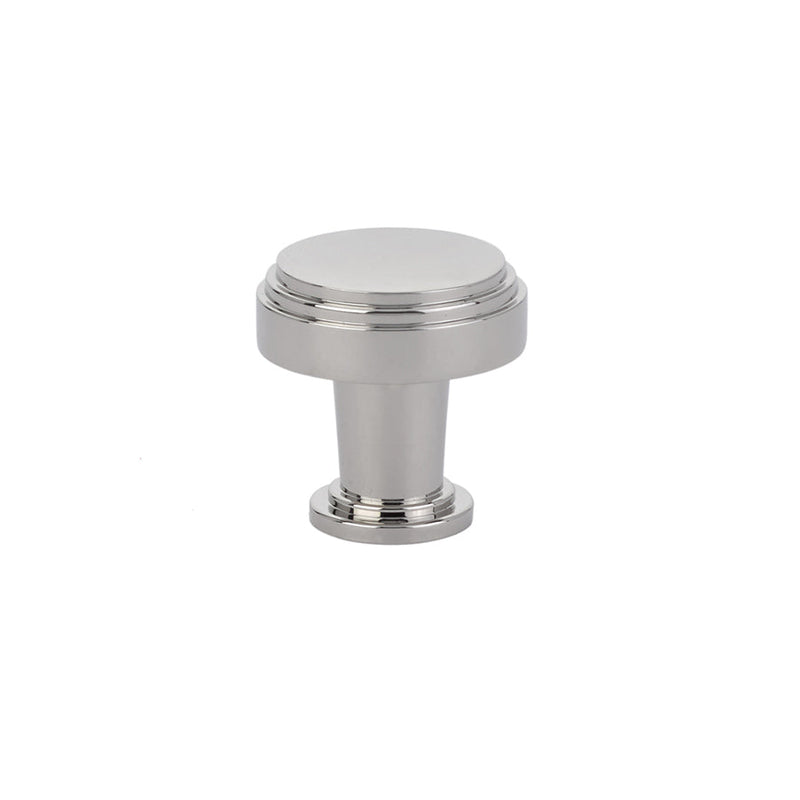 The Emtek Newport Cabinet Knob, 1 1/4" in Satin Nickel finish
