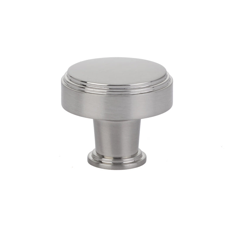 The Emtek Newport Cabinet Knob, 1 5/8" in Satin Nickel finish