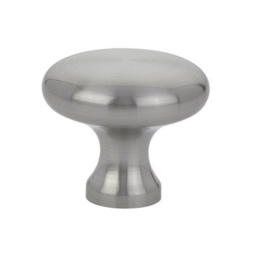 The Emtek Providence Brass Cabinet Knob in Satin Nickel finish