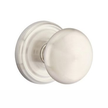 Emtek Providence Knob with Regular Rosette in Satin Nickel finish