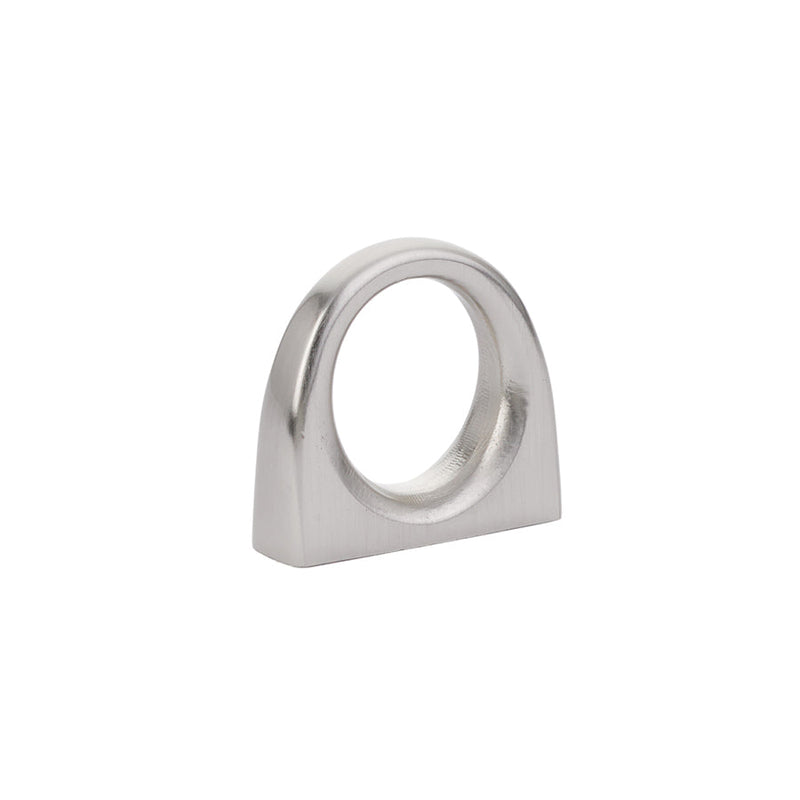 The Emtek Ring Cabinet Knob in Satin Nickel finish