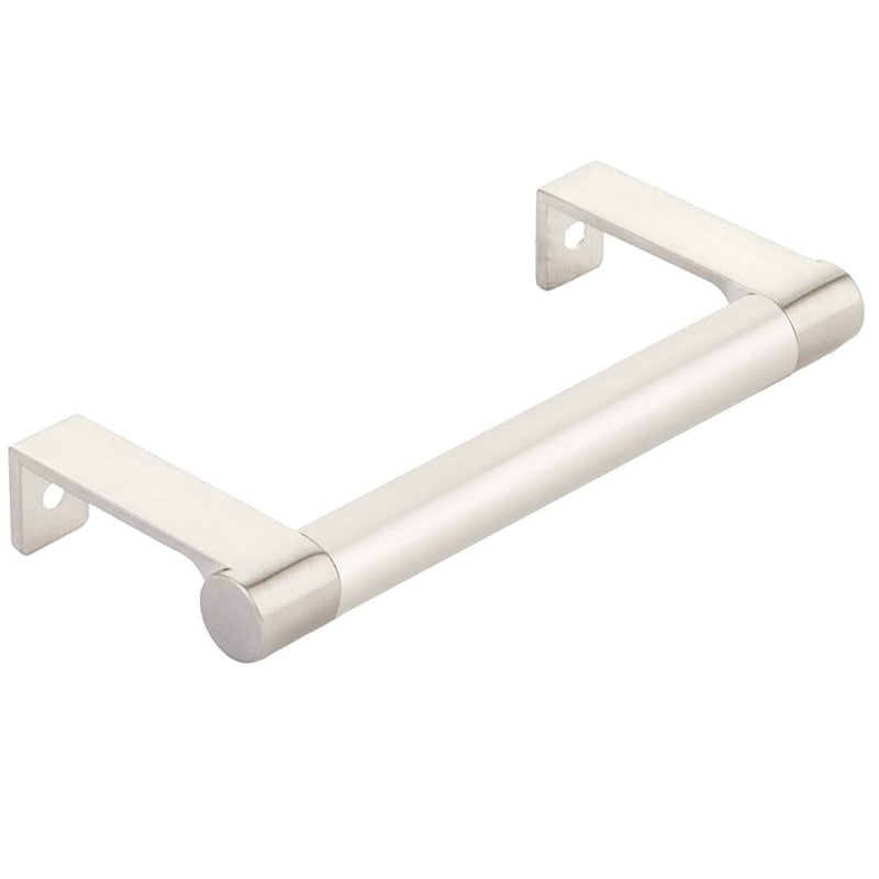 Emtek Select Round Smooth Cabinet Edge Pull in Satin Nickel finish