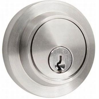 Emtek Single Cylinder Modern Keyed Deadbolt in Satin Nickel finish