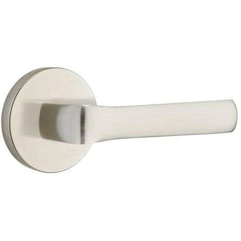 Emtek Spencer Lever With Disk Rosette in Satin Nickel finish