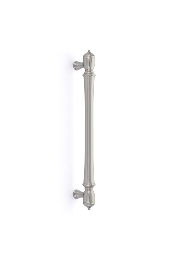 The Emtek Spindle Appliance Pull, 12" Center to Center in Satin Nickel finish