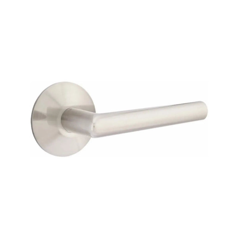 Emtek Stuttgart Lever with Modern Rosette in Satin Nickel finish