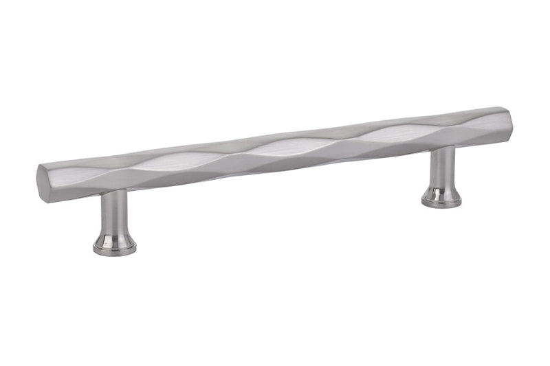 The Emtek Tribeca Cabinet Pull, 5" Center to Center in Satin Nickel finish