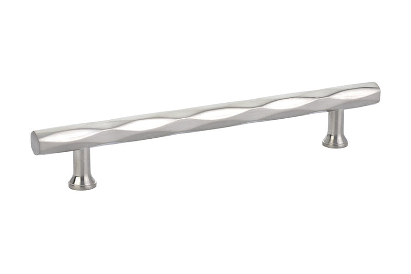 The Emtek Tribeca Cabinet Pull, 6" Center to Center in Satin Nickel finish