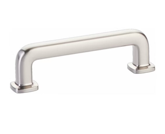 The Emtek Westridge Cabinet Pull in Satin Nickel finish