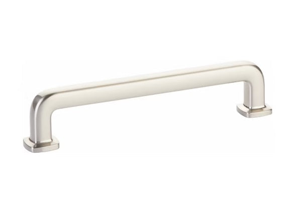 The Emtek Westridge Cabinet Pull in Satin Nickel finish