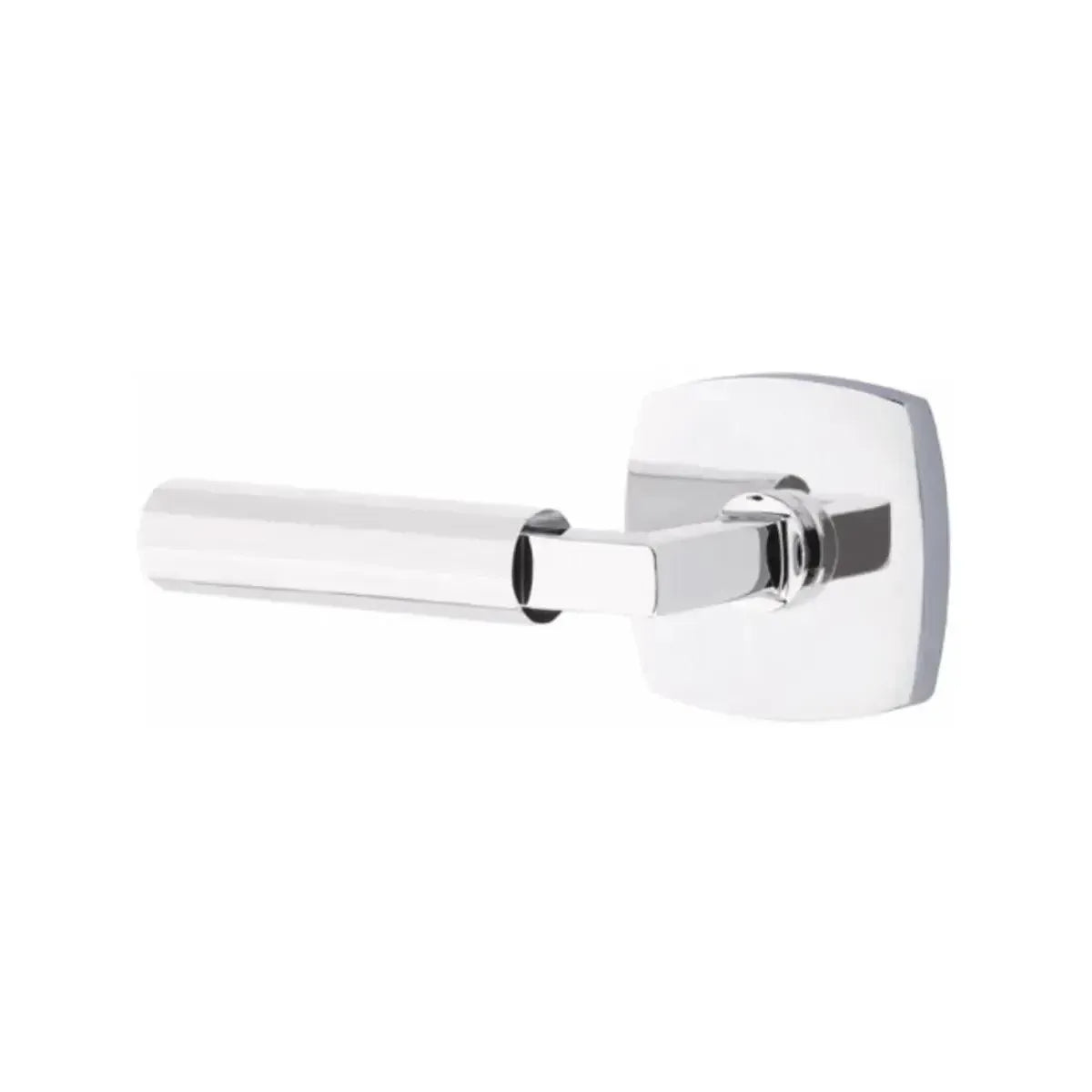 EmtekEmtek Select L-Square Faceted Lever with Urban Modern Rosette in 