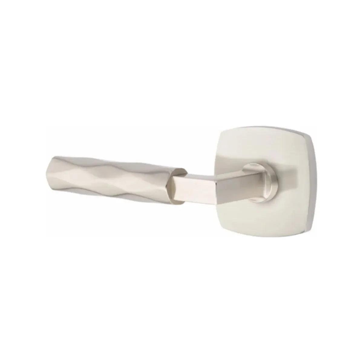 Emtek Select L-Square Tribeca Lever with Urban Modern Rosette 