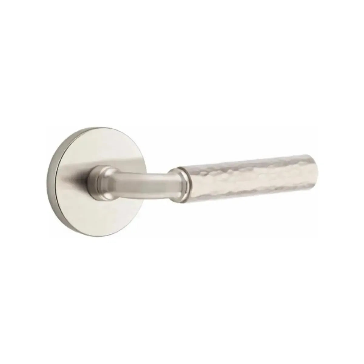 EmtekEmtek Select R-Bar Hammered Lever with Disk Rosette in 