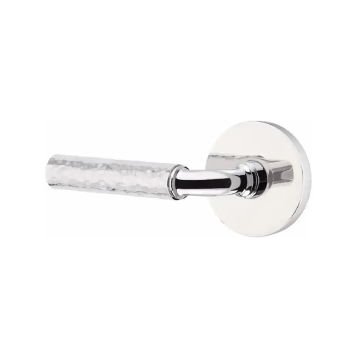 EmtekEmtek Select R-Bar Hammered Lever with Disk Rosette in 