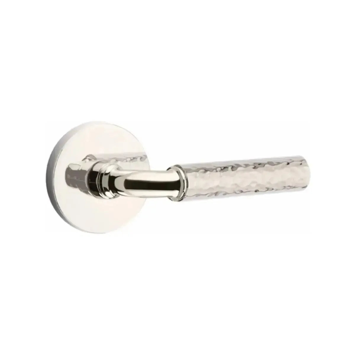 EmtekEmtek Select R-Bar Hammered Lever with Disk Rosette in 