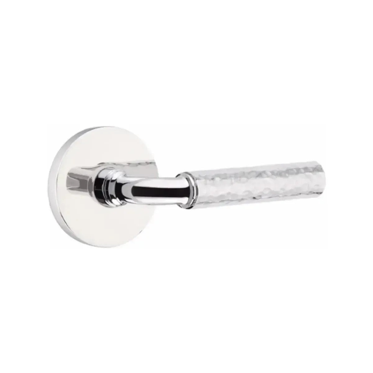 EmtekEmtek Select R-Bar Hammered Lever with Disk Rosette in 